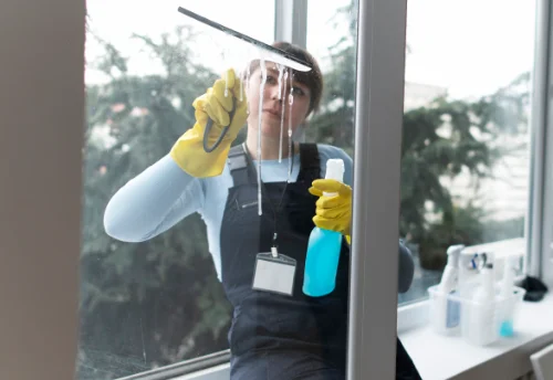 Nettoyage de vitres intérieures et extérieures à Mannevillette